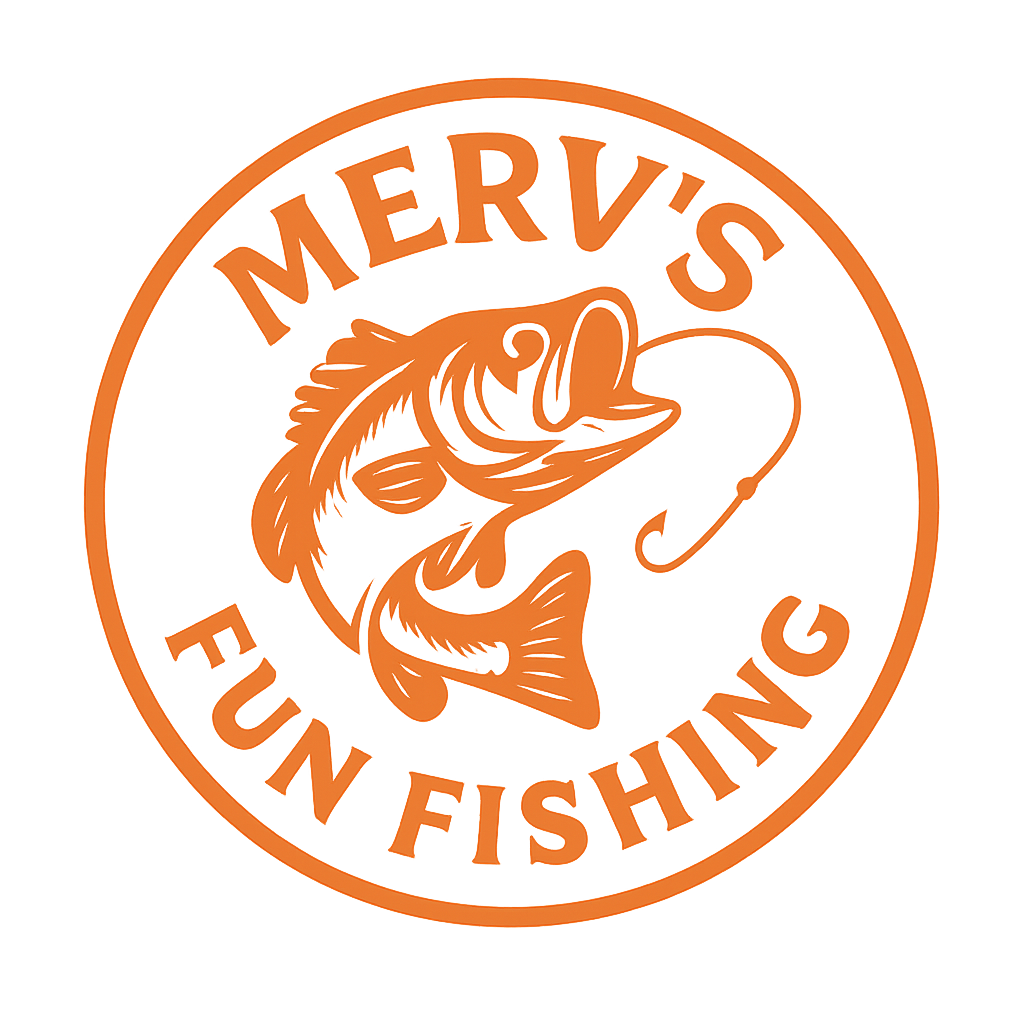 Merv's Fun Fishing Logo